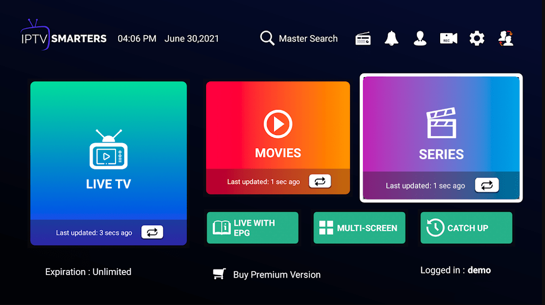 Interface Smarters Pro v3.1.5